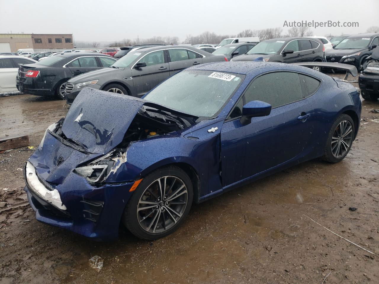 2015 Toyota Scion Fr-s  Blue vin: JF1ZNAA14F9711412