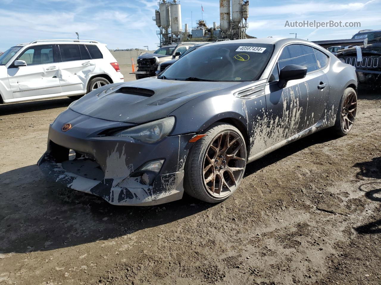 2015 Toyota Scion Fr-s  Серый vin: JF1ZNAA16F8700241