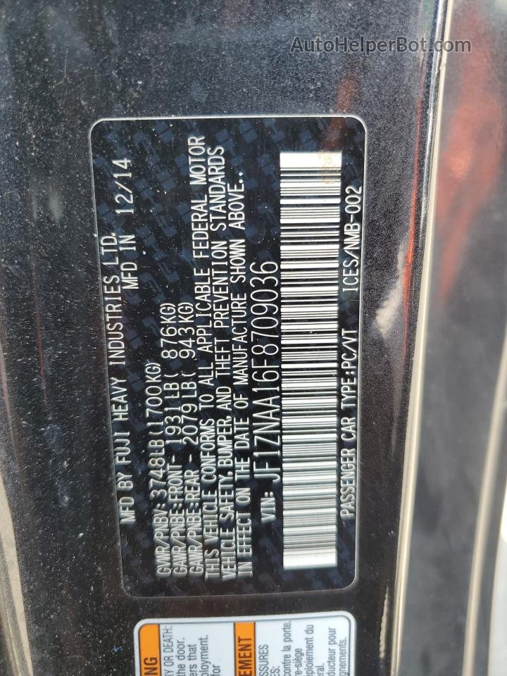 2015 Toyota Scion Fr-s  Charcoal vin: JF1ZNAA16F8709036