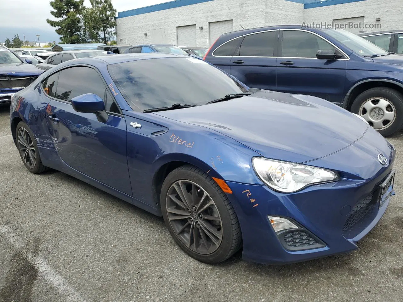 2015 Toyota Scion Fr-s  Blue vin: JF1ZNAA1XF8707497