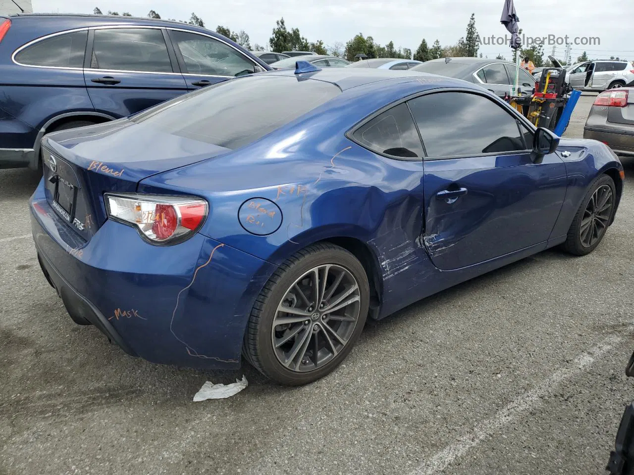 2015 Toyota Scion Fr-s  Blue vin: JF1ZNAA1XF8707497