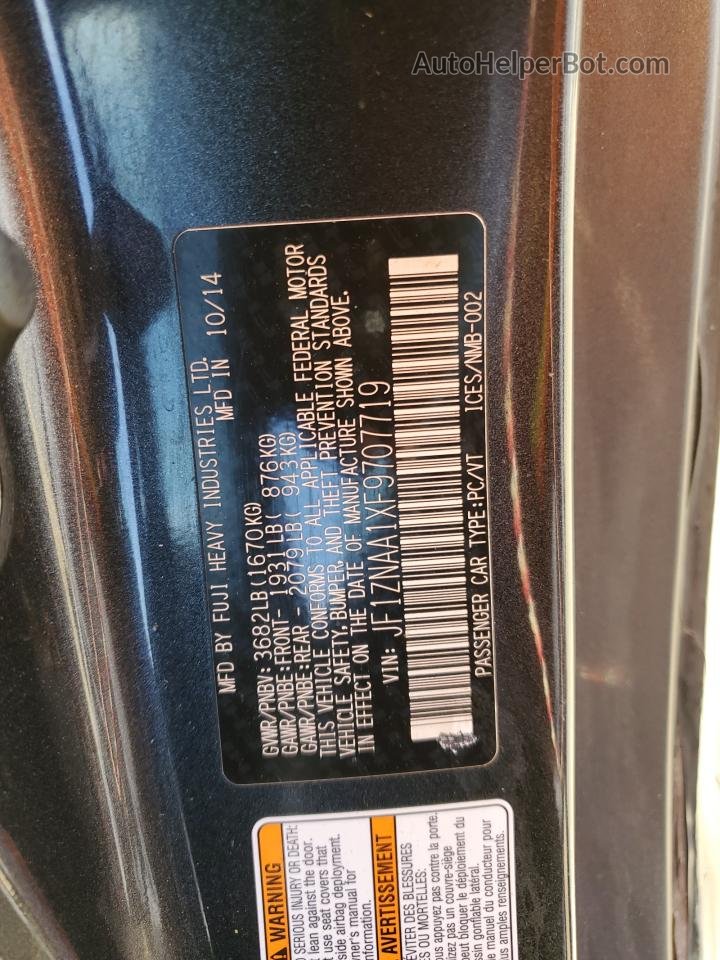 2015 Toyota Scion Fr-s  Black vin: JF1ZNAA1XF9707719