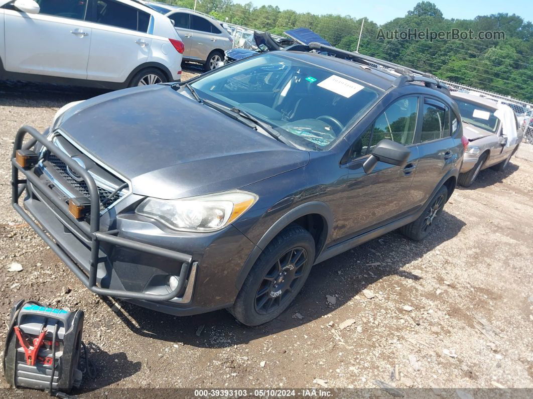 2016 Subaru Crosstrek 2.0i Gray vin: JF2GPAACXGG236005