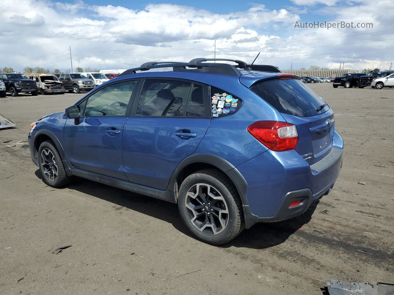 2016 Subaru Crosstrek Premium Blue vin: JF2GPABC2G8233236