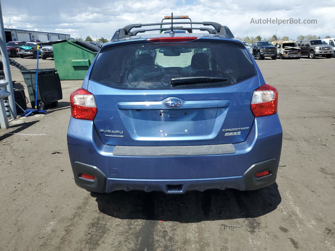 2016 Subaru Crosstrek Premium Blue vin: JF2GPABC2G8233236