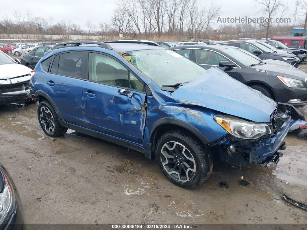 2016 Subaru Crosstrek 2.0i Premium Синий vin: JF2GPABC2G8253633