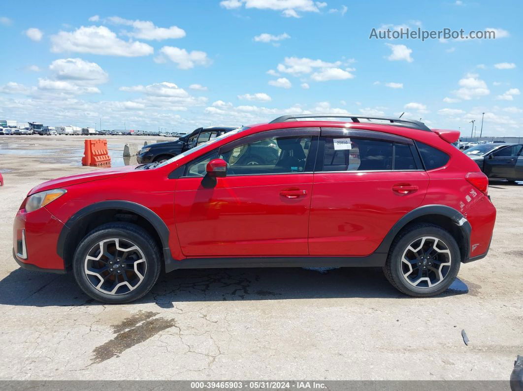 2016 Subaru Crosstrek 2.0i Premium Red vin: JF2GPABC2G8310736