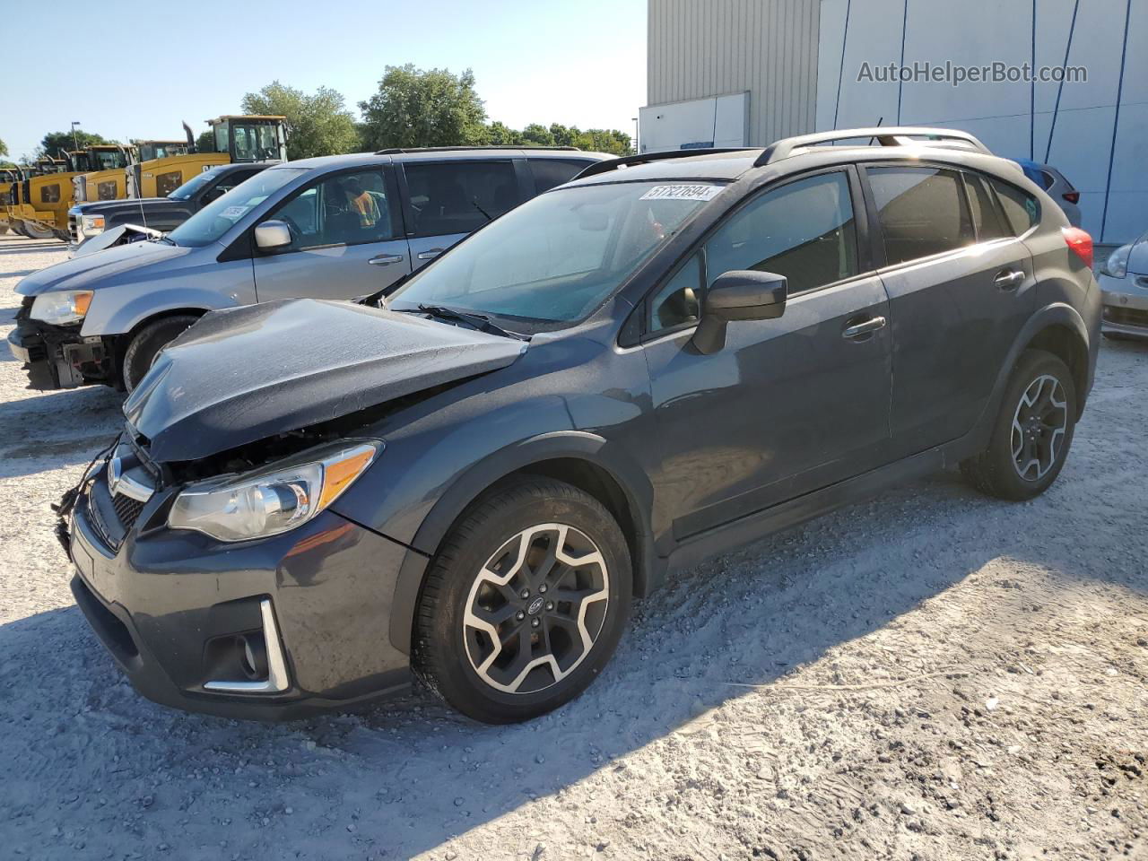 2016 Subaru Crosstrek Premium Black vin: JF2GPABC4G8229205