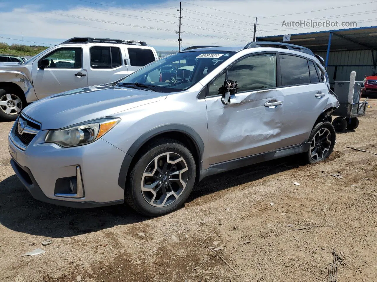 2016 Subaru Crosstrek Premium Серебряный vin: JF2GPABC4G8280333