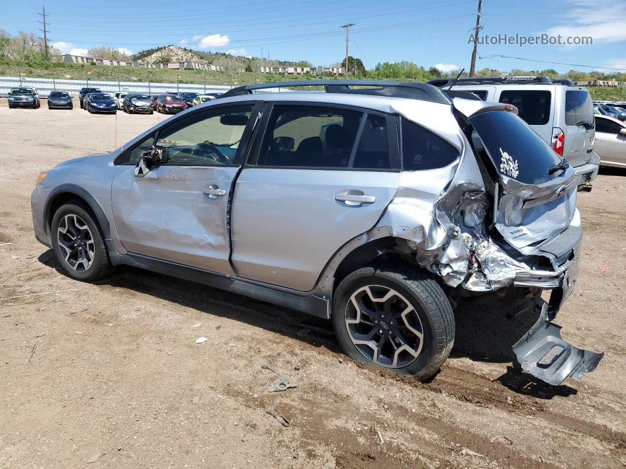 2016 Subaru Crosstrek Premium Серебряный vin: JF2GPABC4G8280333