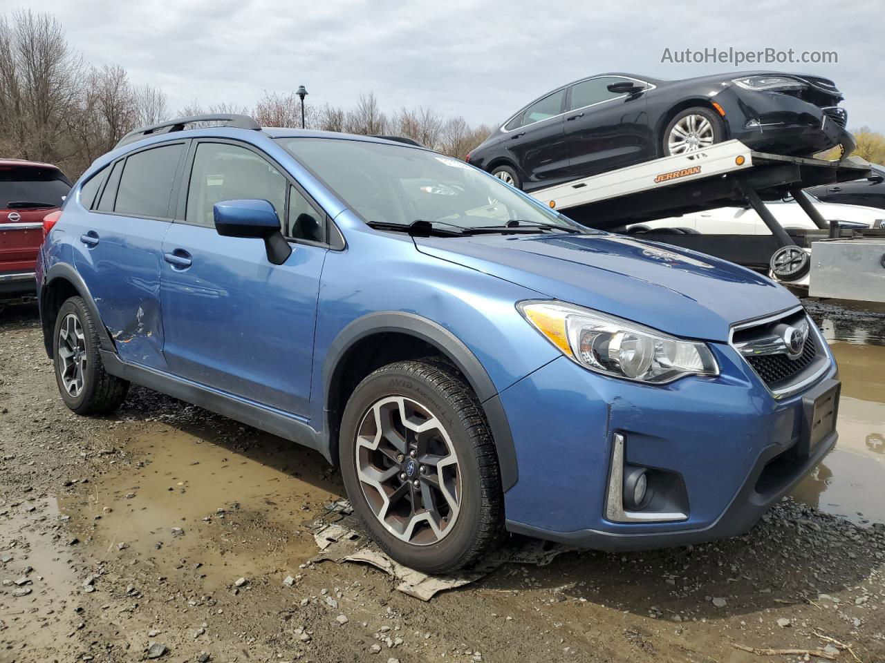 2016 Subaru Crosstrek Premium Blue vin: JF2GPABC4G8314657