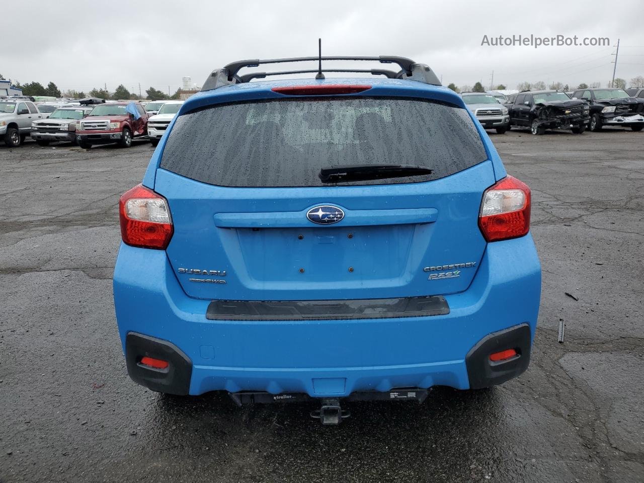 2016 Subaru Crosstrek Premium Синий vin: JF2GPABC4GG211860