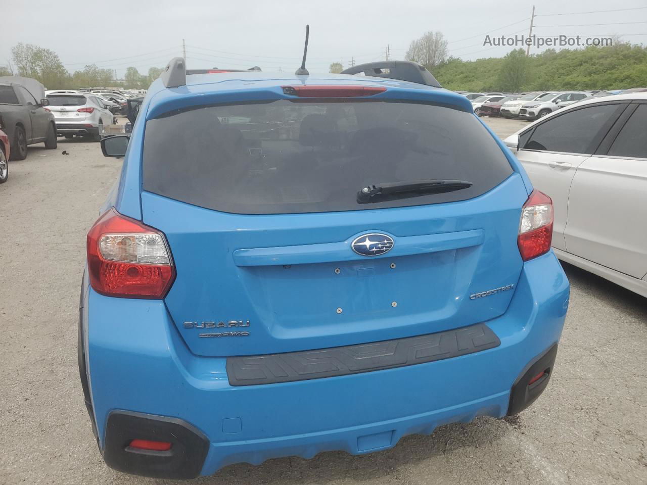 2016 Subaru Crosstrek Premium Blue vin: JF2GPABC4GG331027