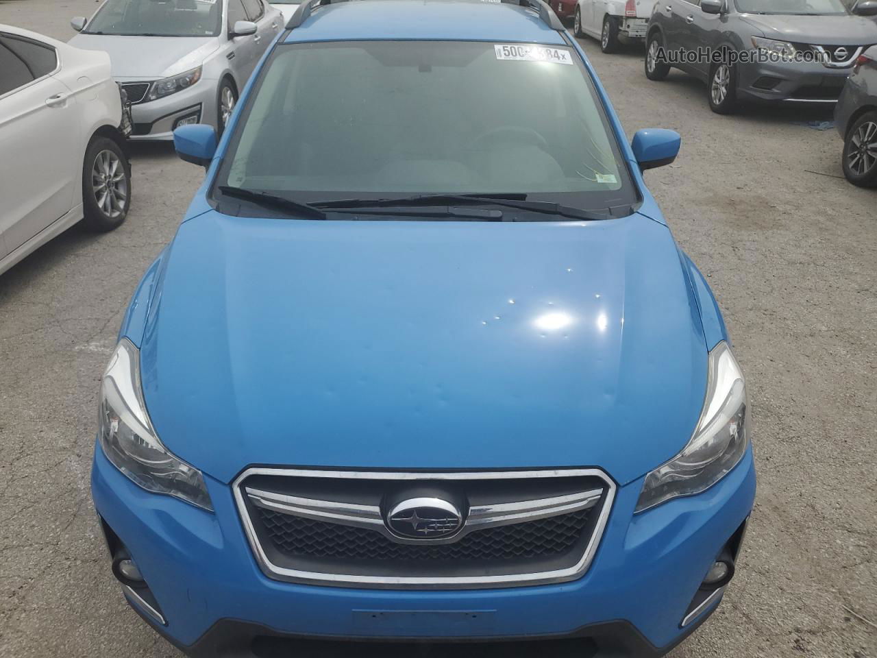 2016 Subaru Crosstrek Premium Blue vin: JF2GPABC4GG331027