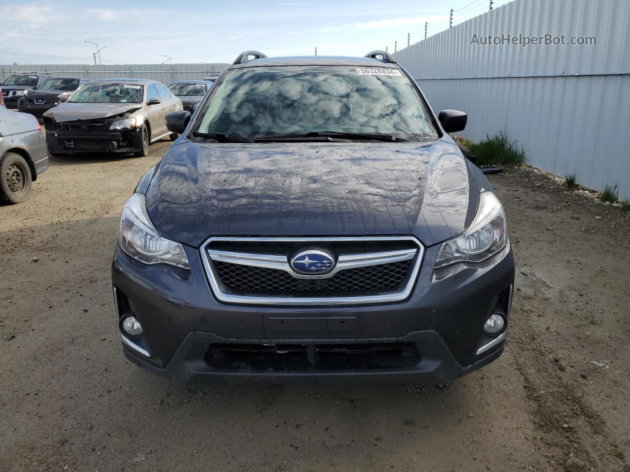 2016 Subaru Crosstrek Premium Gray vin: JF2GPABC4GH208841