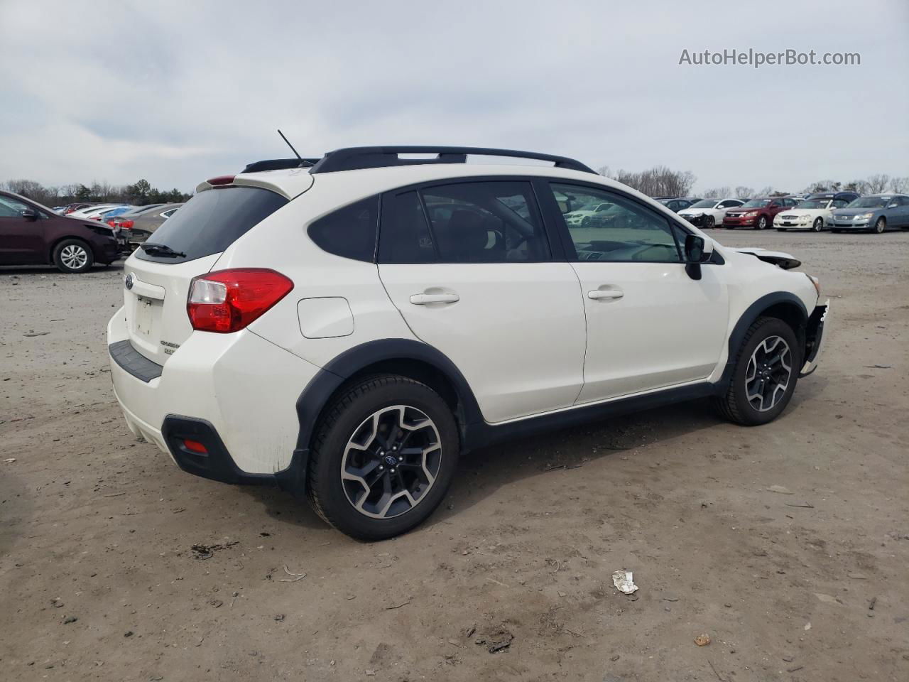 2016 Subaru Crosstrek Premium White vin: JF2GPABC5G8220397