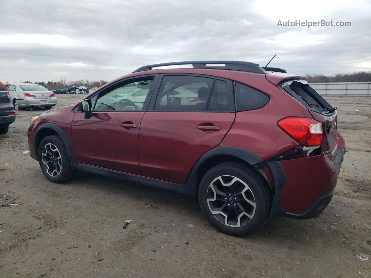 2016 Subaru Crosstrek Premium Red vin: JF2GPABC5G8240178