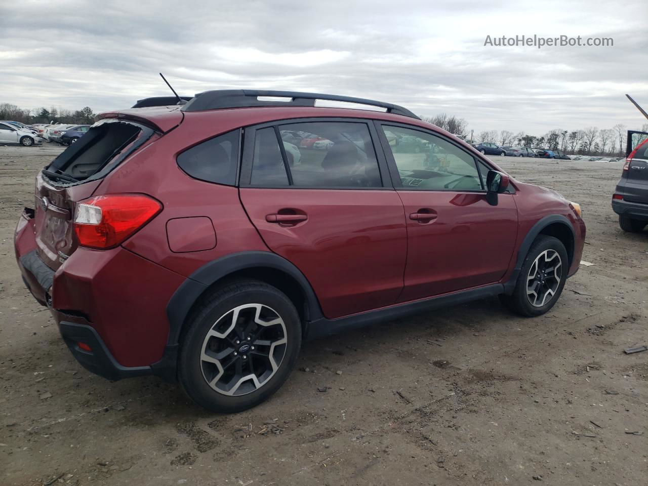 2016 Subaru Crosstrek Premium Red vin: JF2GPABC5G8240178