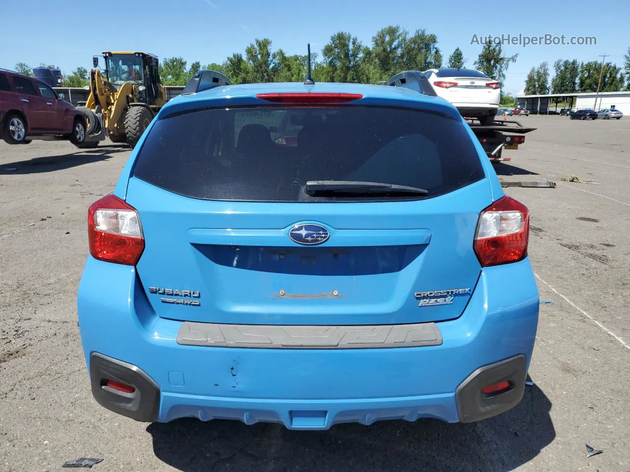 2016 Subaru Crosstrek Premium Blue vin: JF2GPABC5G8273844