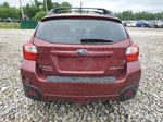 2016 Subaru Crosstrek Premium Burgundy vin: JF2GPABC5GH322315