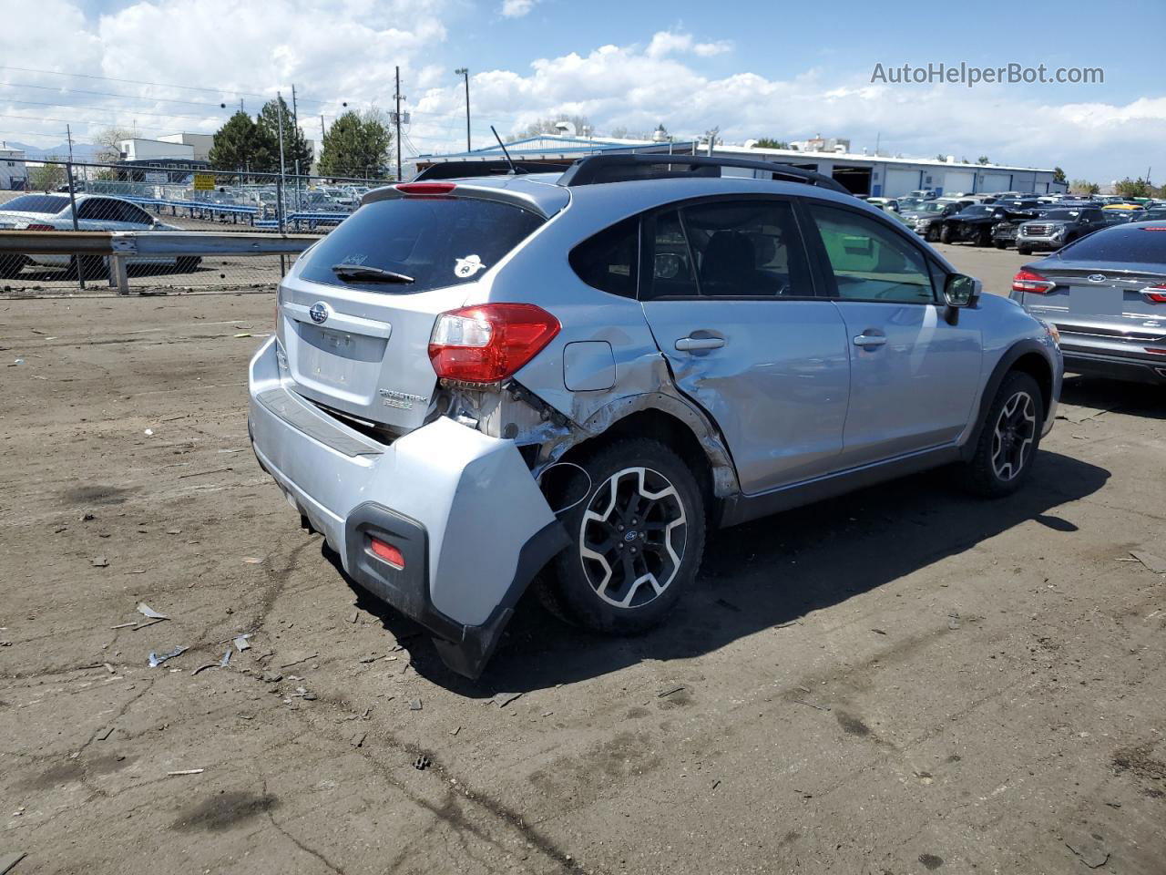 2016 Subaru Crosstrek Premium Silver vin: JF2GPABC6G8254767