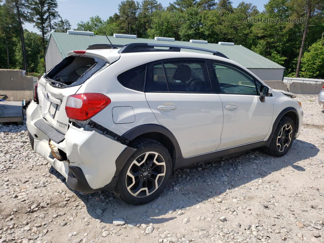 2016 Subaru Crosstrek Premium White vin: JF2GPABC6G8267910