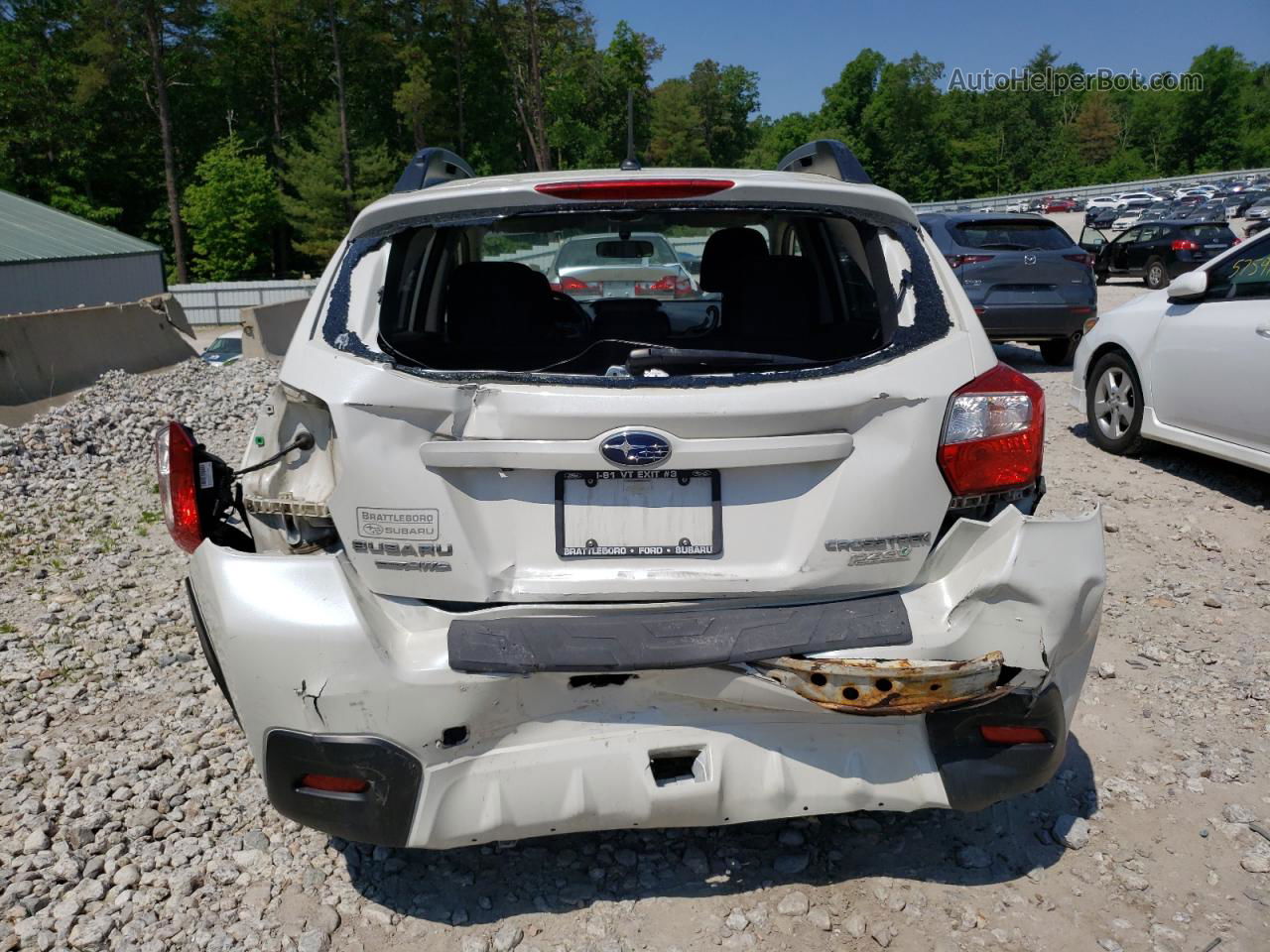 2016 Subaru Crosstrek Premium White vin: JF2GPABC6G8267910