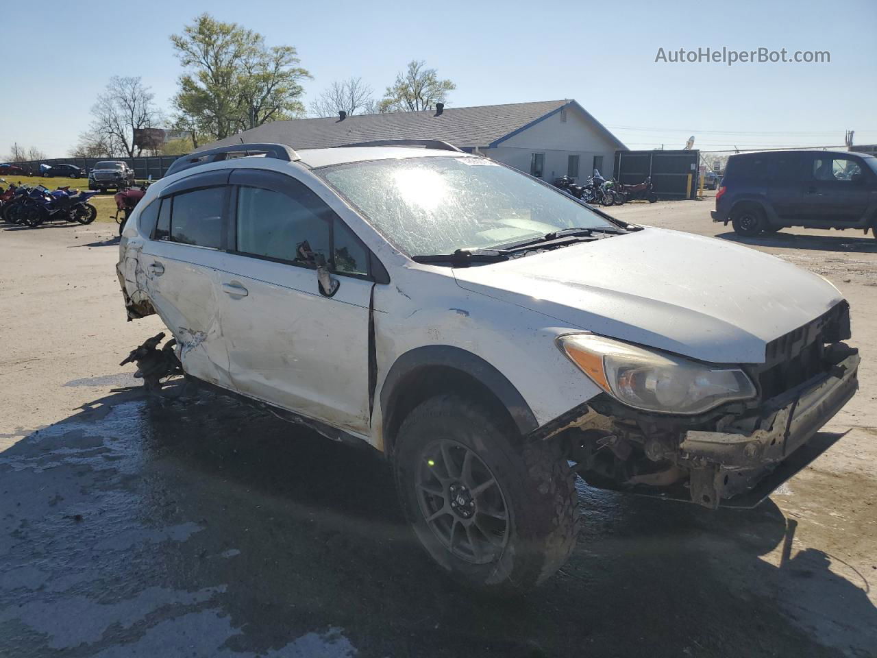 2016 Subaru Crosstrek Premium White vin: JF2GPABC6G8292693