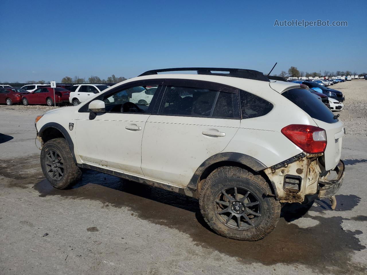 2016 Subaru Crosstrek Premium White vin: JF2GPABC6G8292693