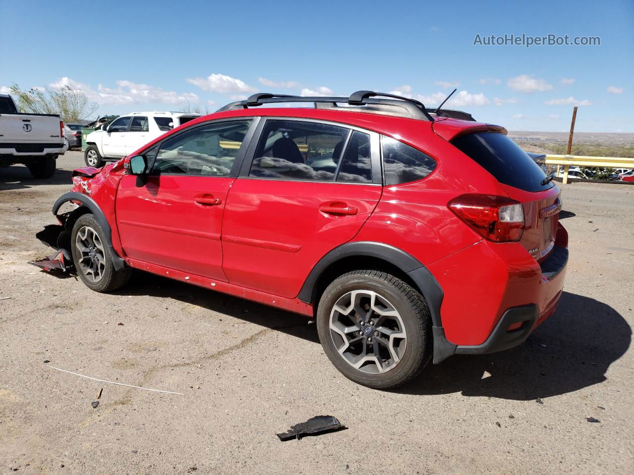 2016 Subaru Crosstrek Premium Red vin: JF2GPABC6G8296940