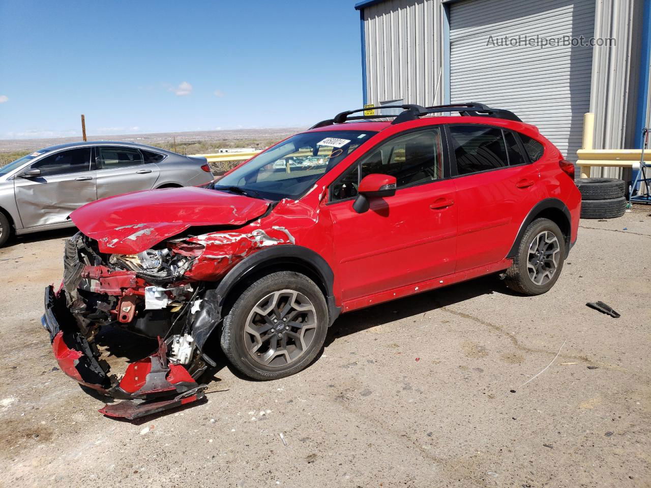 2016 Subaru Crosstrek Premium Red vin: JF2GPABC6G8296940