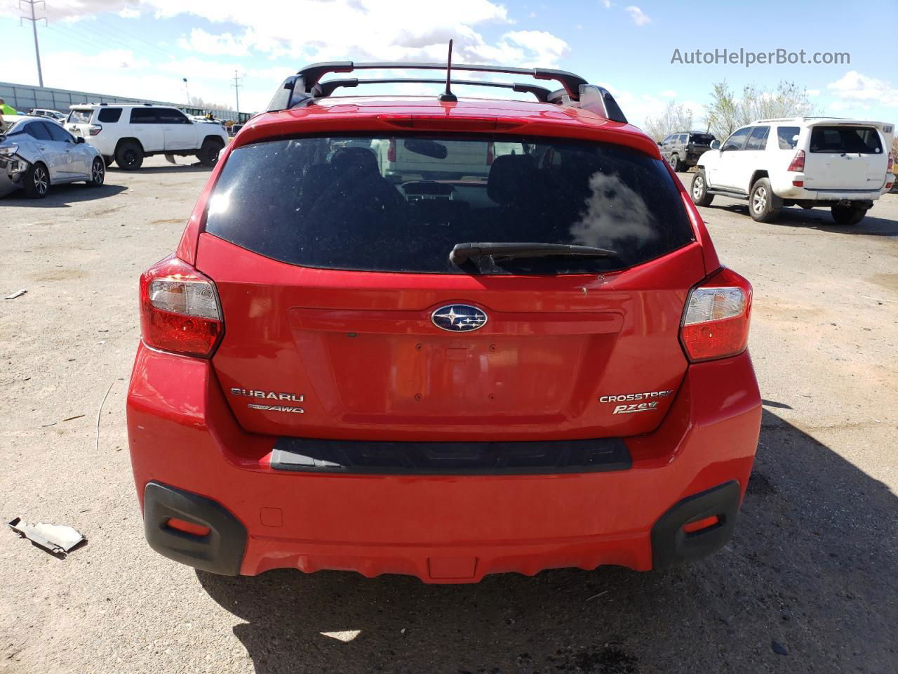 2016 Subaru Crosstrek Premium Красный vin: JF2GPABC6G8296940