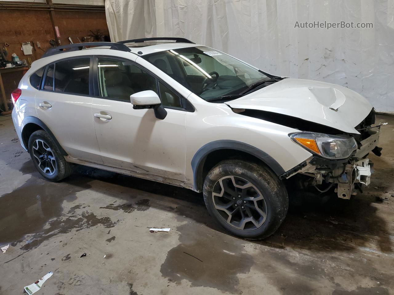 2016 Subaru Crosstrek Premium White vin: JF2GPABC7G8205769