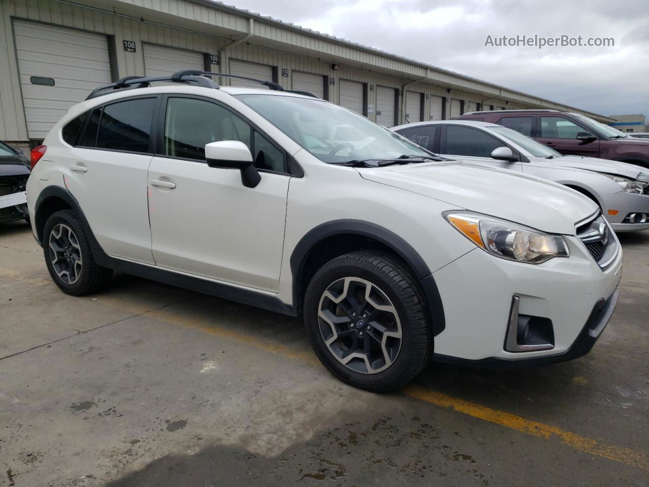 2016 Subaru Crosstrek Premium White vin: JF2GPABC7G8291617