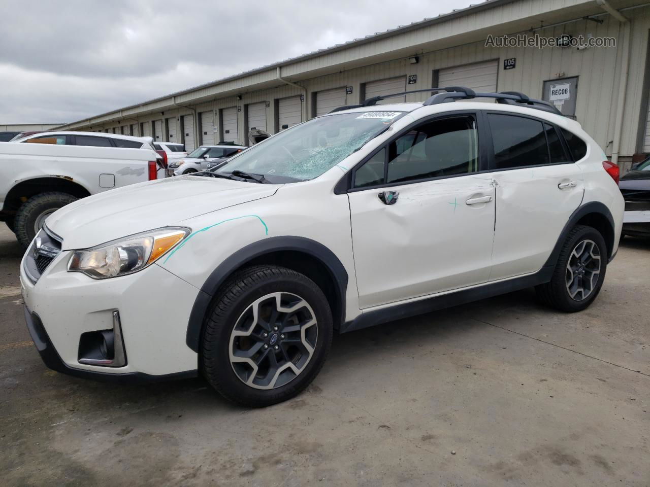 2016 Subaru Crosstrek Premium White vin: JF2GPABC7G8291617