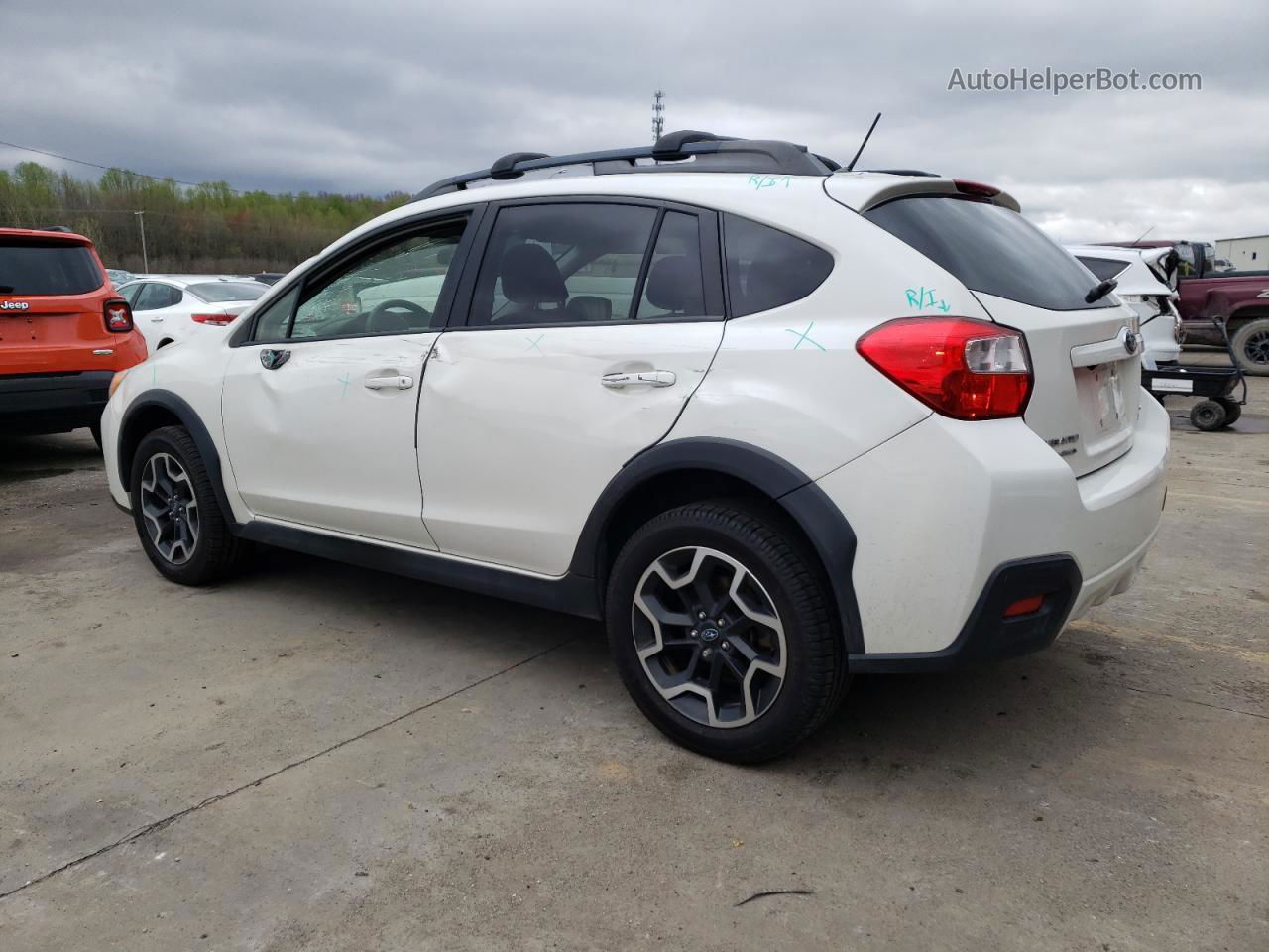 2016 Subaru Crosstrek Premium White vin: JF2GPABC7G8291617