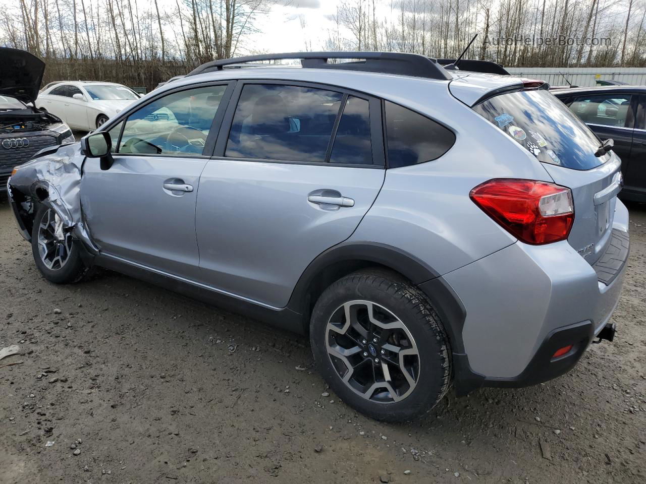 2016 Subaru Crosstrek Premium Silver vin: JF2GPABC7G8306472