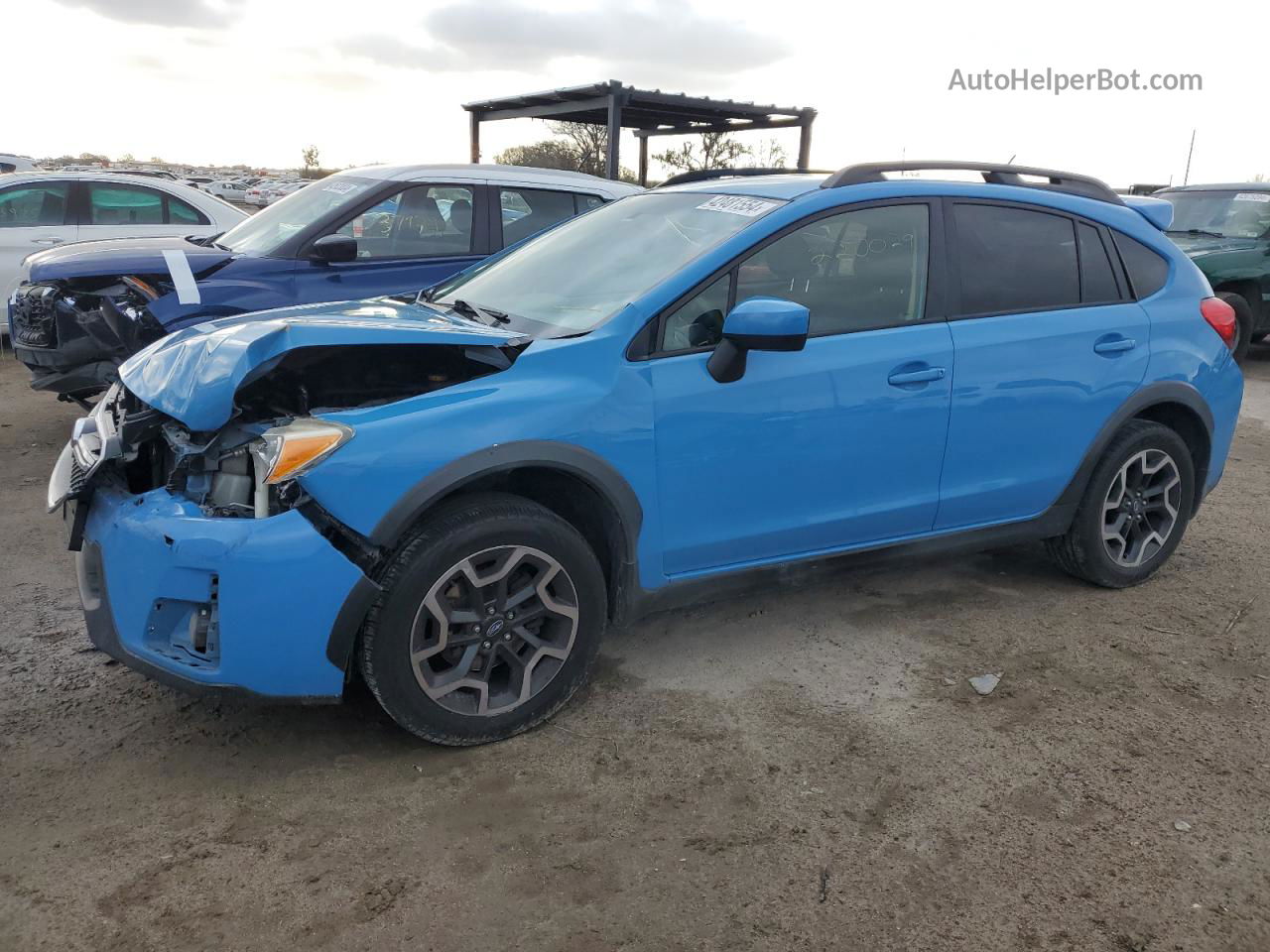 2016 Subaru Crosstrek Premium Blue vin: JF2GPABC7G8331999