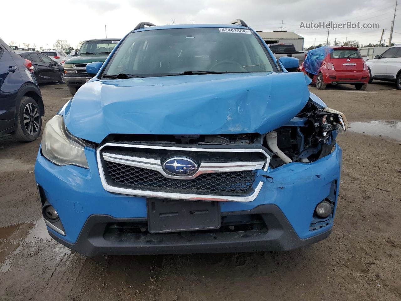 2016 Subaru Crosstrek Premium Синий vin: JF2GPABC7G8331999