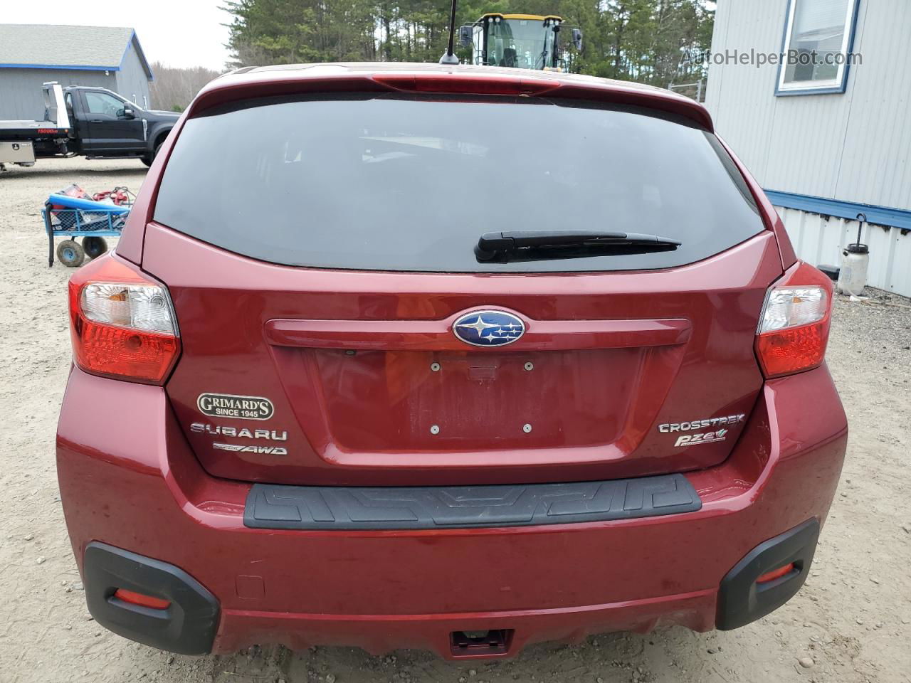 2016 Subaru Crosstrek Premium Red vin: JF2GPABC8G8239736