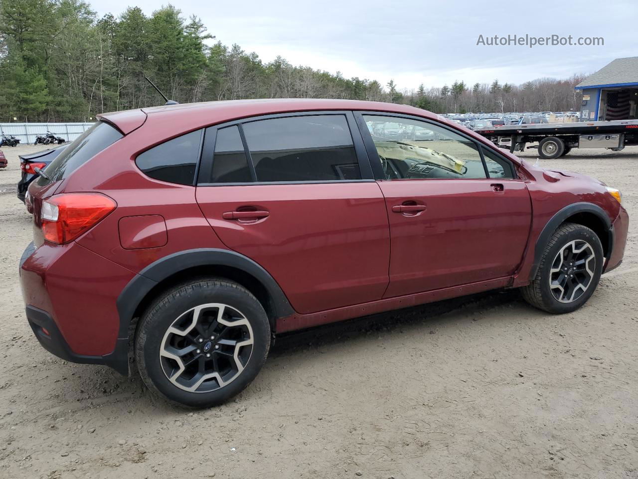 2016 Subaru Crosstrek Premium Red vin: JF2GPABC8G8239736