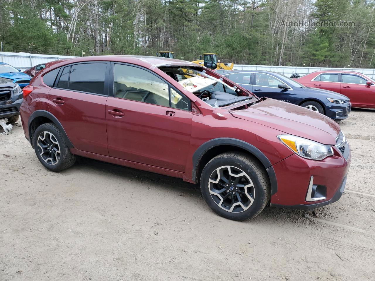 2016 Subaru Crosstrek Premium Red vin: JF2GPABC8G8239736