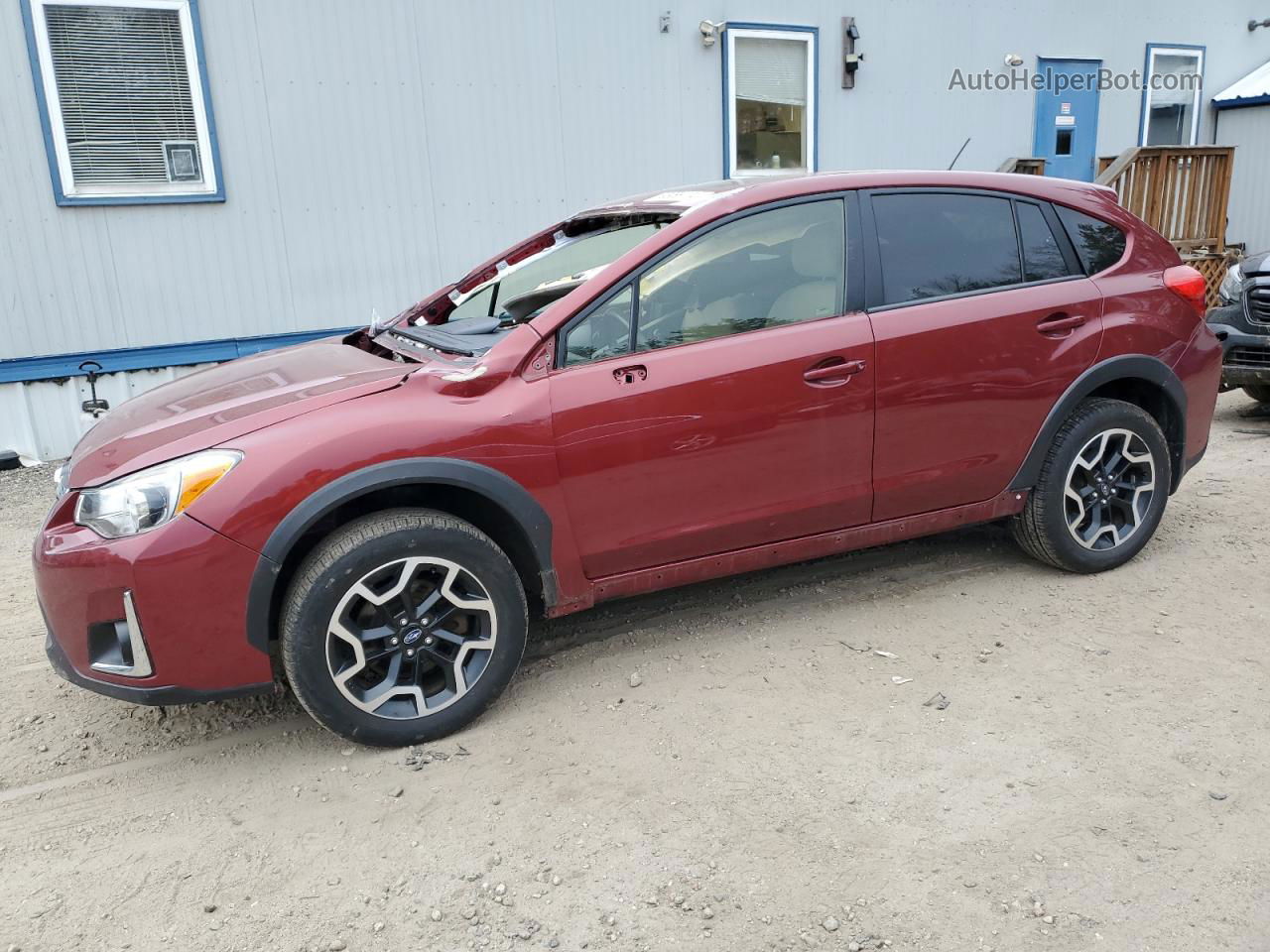 2016 Subaru Crosstrek Premium Red vin: JF2GPABC8G8239736