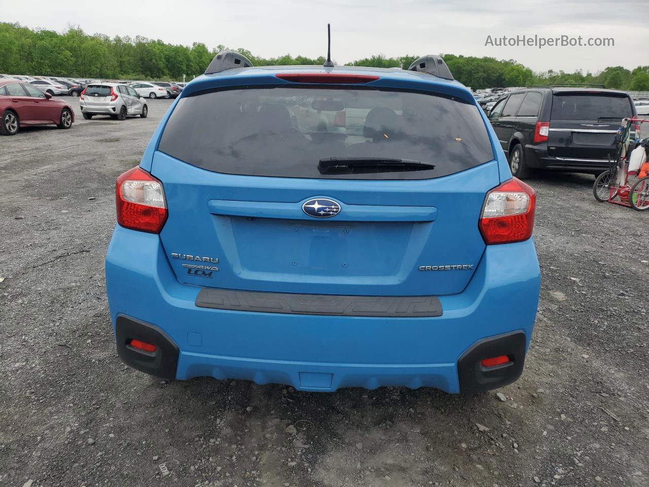 2016 Subaru Crosstrek Premium Blue vin: JF2GPABC8G8285762