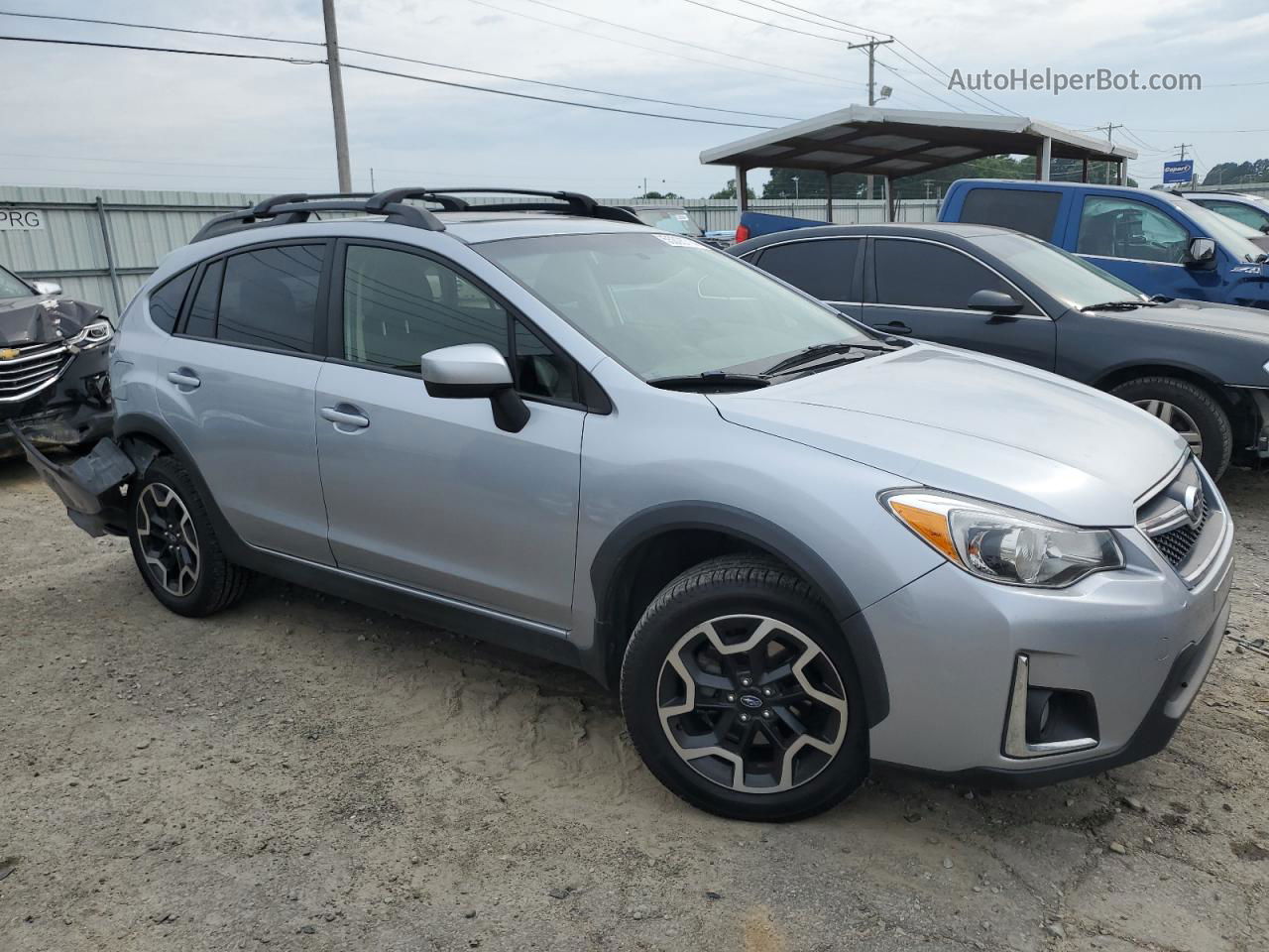 2016 Subaru Crosstrek Premium Silver vin: JF2GPABC8GH211001