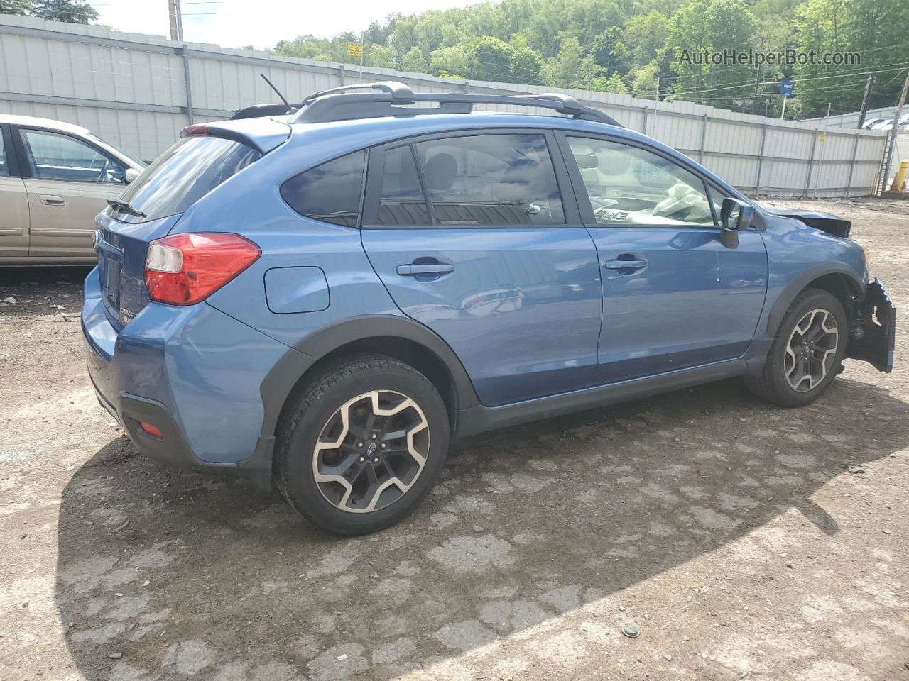 2016 Subaru Crosstrek Premium Blue vin: JF2GPABC9G8229474