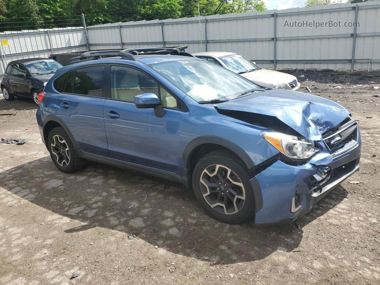 2016 Subaru Crosstrek Premium Blue vin: JF2GPABC9G8229474