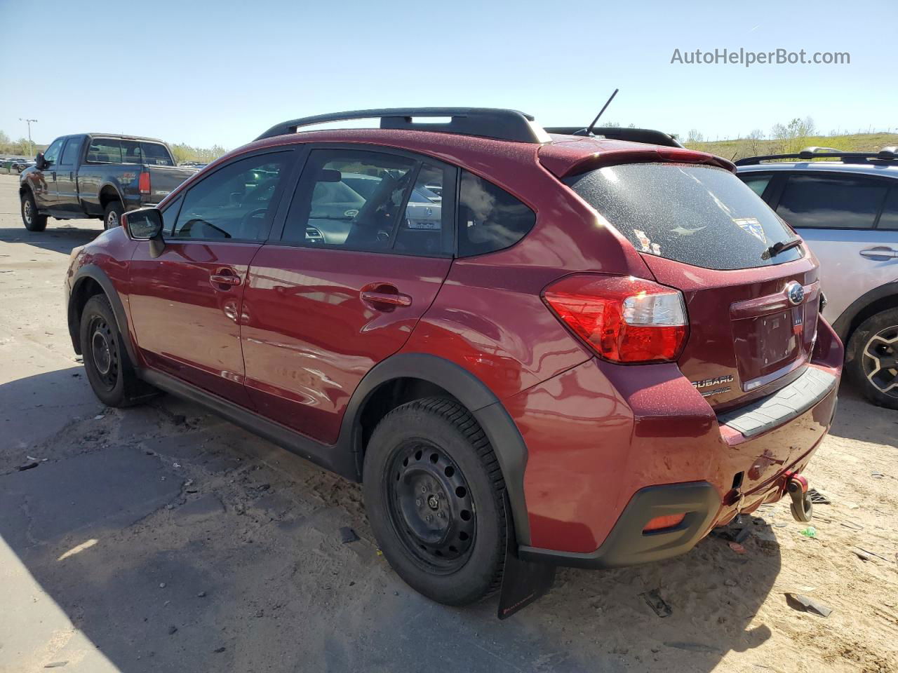 2016 Subaru Crosstrek Premium Темно-бордовый vin: JF2GPABC9G8347640