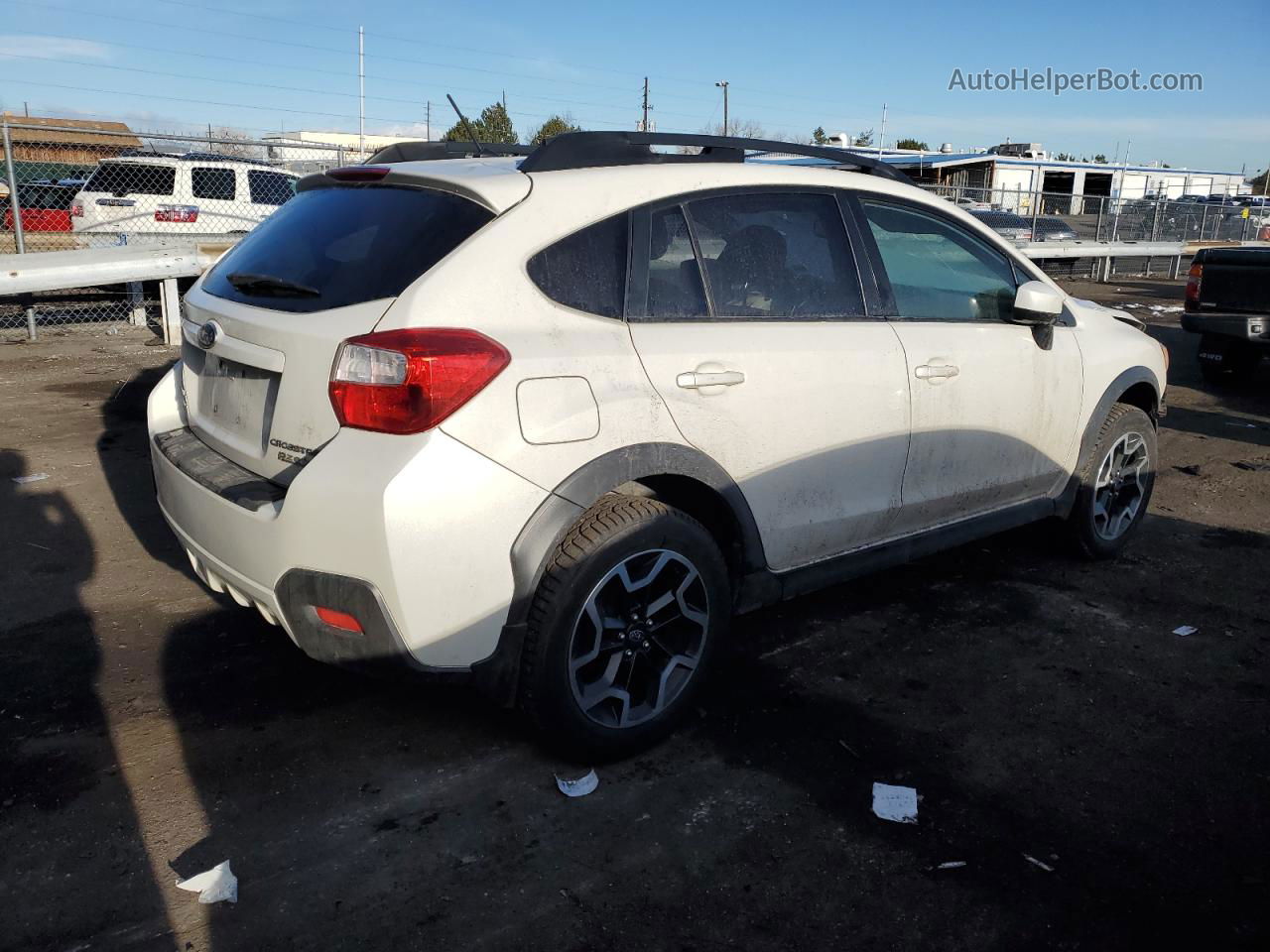 2016 Subaru Crosstrek Premium White vin: JF2GPABCXG8306059