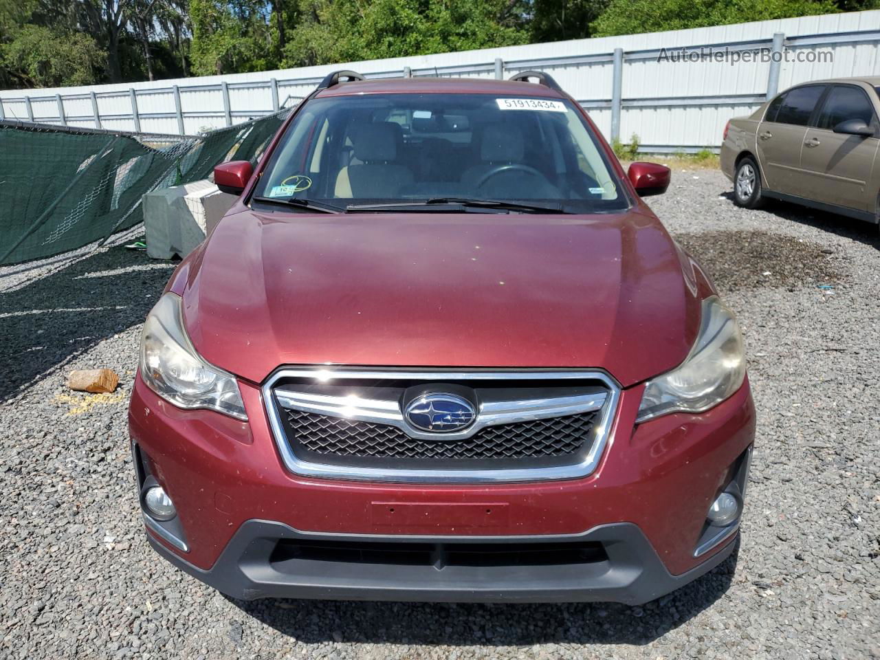 2016 Subaru Crosstrek Premium Красный vin: JF2GPABCXG8308751